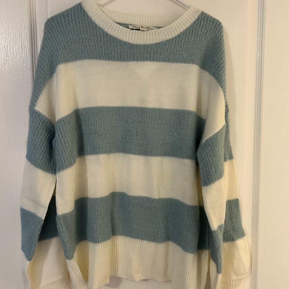 2 for $20 NWOT Vine & Love Striped Sweater